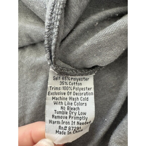 Johnny Was Floral Embroidered V Neck Tunic Blouse Top SZ M Boho Hippie Colorful - Picture 10 of 11